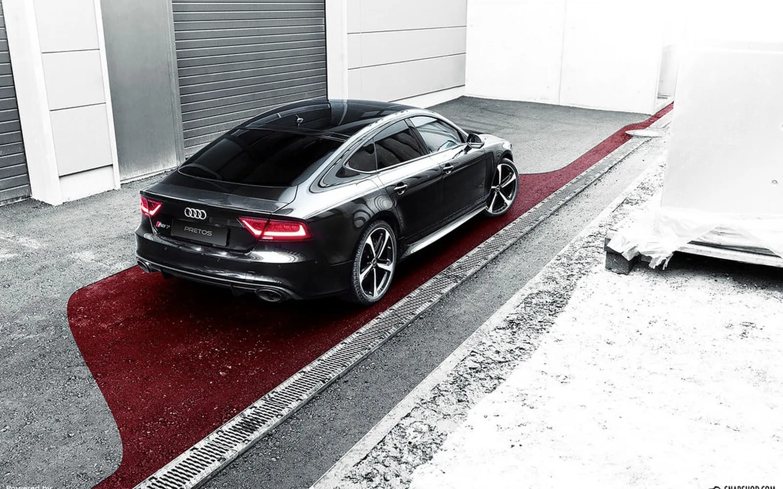 Studio shot 2 — view of the vehicle